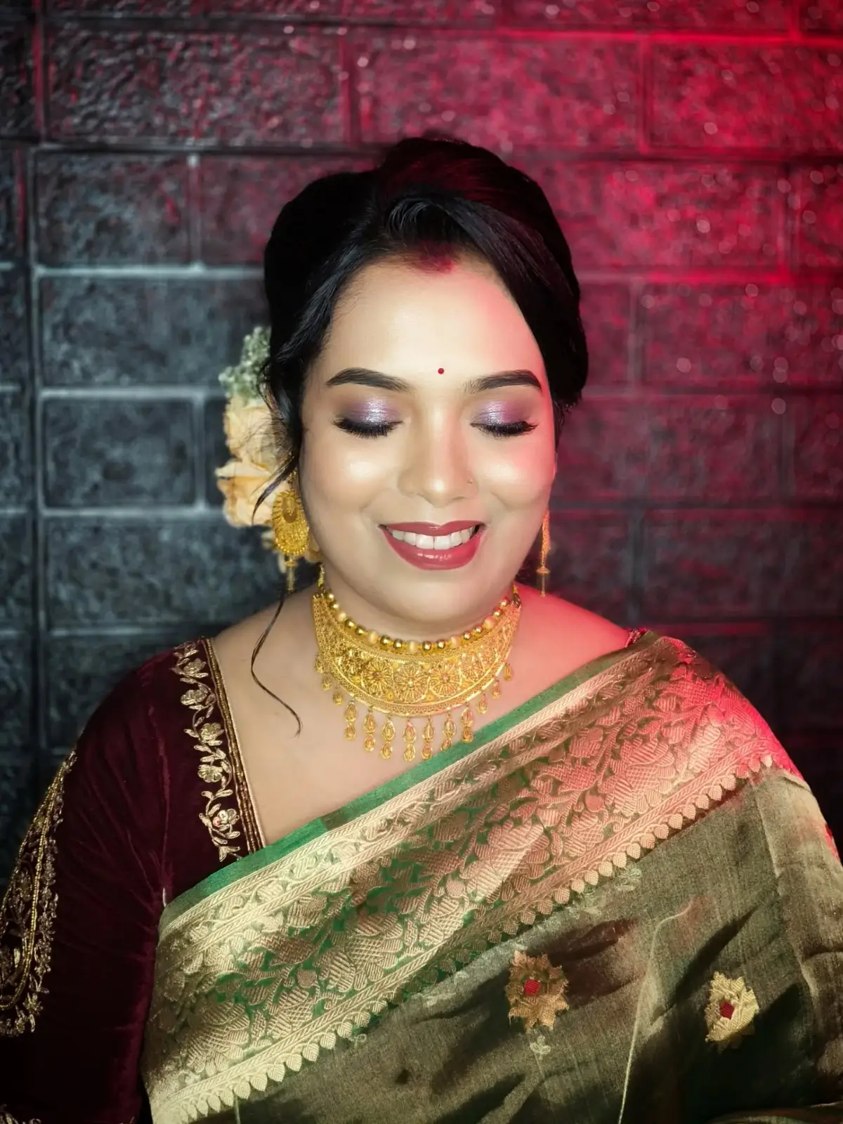 Reception makeover look